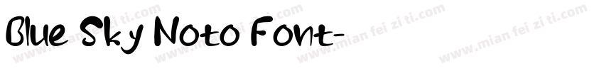 Blue Sky Noto Font字体转换